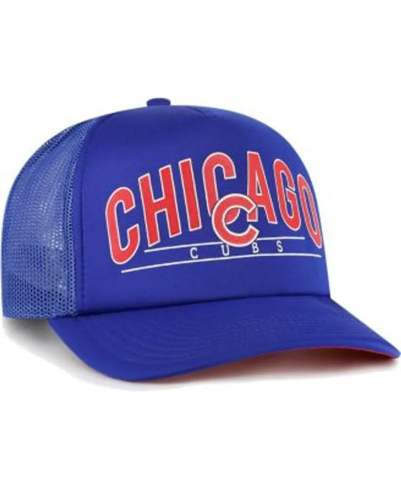 47 Brand Mens Royal Chicago Cubs Backhaul Foam Trucker Snapback Hat The Shops at Willow Bend