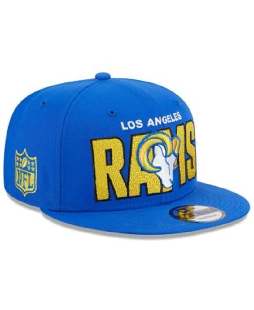 New Era Men's White Los Angeles Rams Team Out 39Thirty Flex Hat