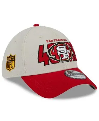 New Era Scarlet San Francisco 49ers 2023 NFL Draft 9FORTY Adjustable Hat