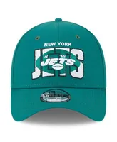 Men's New Era Stone/Gotham Green York Jets 2023 NFL Draft on Stage 59FIFTY Fitted Hat