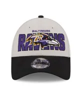 Men's New Era Stone/Black Baltimore Ravens 2023 NFL Draft 9FIFTY Snapback Adjustable Hat