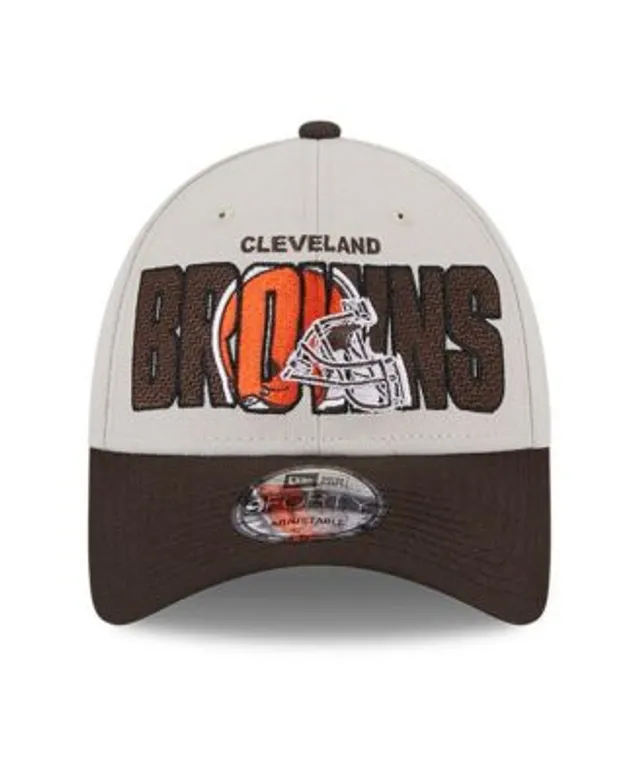 New Era Men's Stone, Brown Cleveland Browns 2023 NFL Draft On Stage 59FIFTY  Fitted Hat