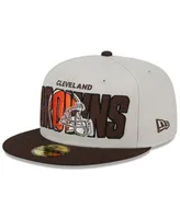 Men's New Era Brown Cleveland Browns Bandana 59FIFTY Fitted Hat