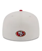 Men's New Era Scarlet San Francisco 49ers Team 59FIFTY Fitted Hat