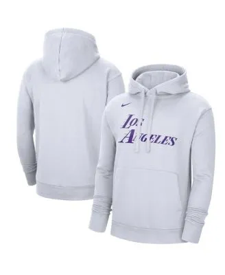 Men's New Era Black Los Angeles Lakers 2022/23 City Edition Pullover Hoodie Size: Small