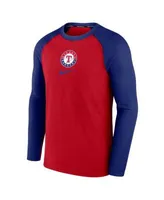 Nike Men's Red Texas Rangers Authentic Collection Game Raglan