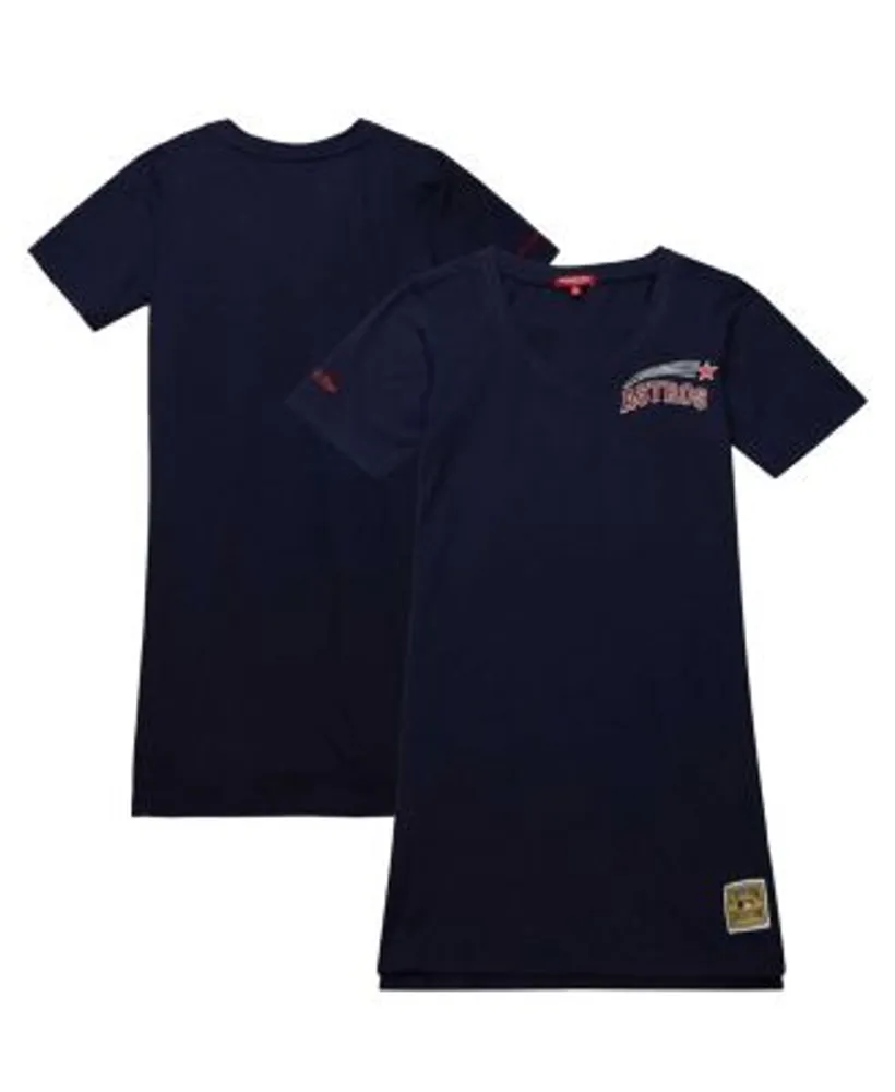 Mitchell & Ness Women's Navy Houston Astros Cooperstown Collection V-Neck  Dress