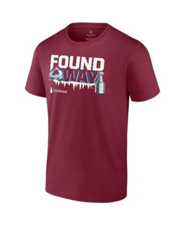 Men's Fanatics Branded Burgundy Colorado Avalanche 2022 Stanley Cup Champions Big & Tall Roster T-Shirt