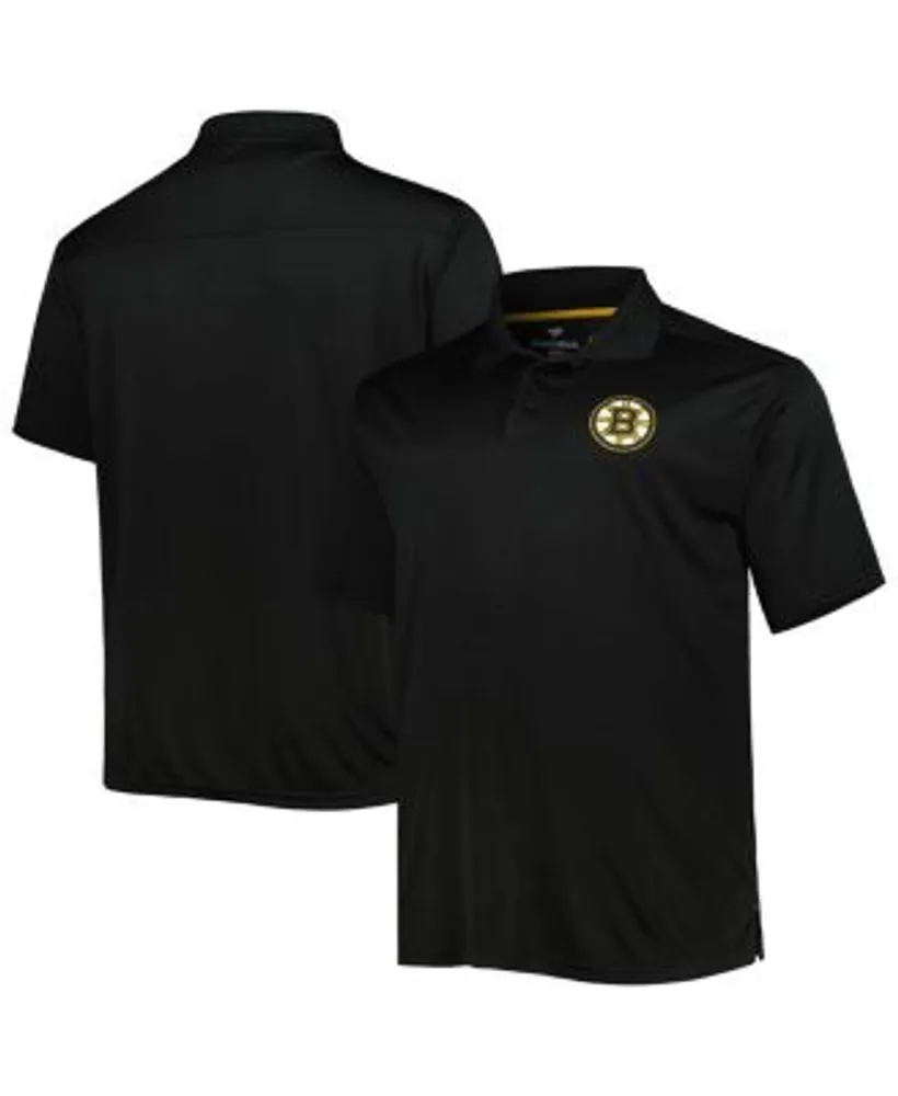 Men's Black Carolina Panthers Big & Tall Team Color Polo