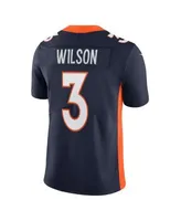 Russell Wilson Denver Broncos Nike Elite Jersey Orange Mens Large