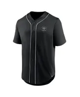 Houston Dynamo FC Fanatics Branded Third Period Fashion Baseball Button-Up  Jersey - Black