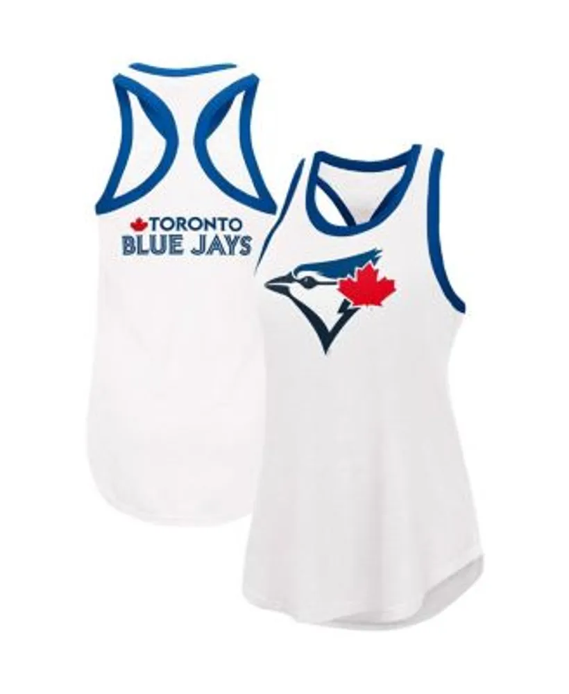 G-III 4Her by Carl Banks Women's White Toronto Blue Jays Tater Tank Top
