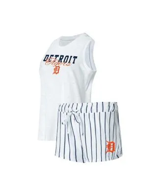 Lids Los Angeles Dodgers Concepts Sport Women's Reel Pinstripe Tank Top &  Shorts Sleep Set - White