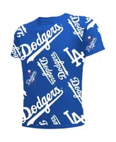 Los Angeles Dodgers Stitches Youth Allover Team T-Shirt - Royal