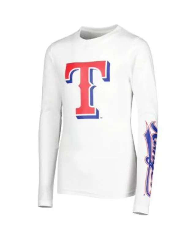 Texas Rangers Stitches Youth Team Logo Jersey - Royal