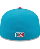 Men's New Era Aqua/Black Chivos de Hartford Copa de La Diversion 59FIFTY Fitted Hat