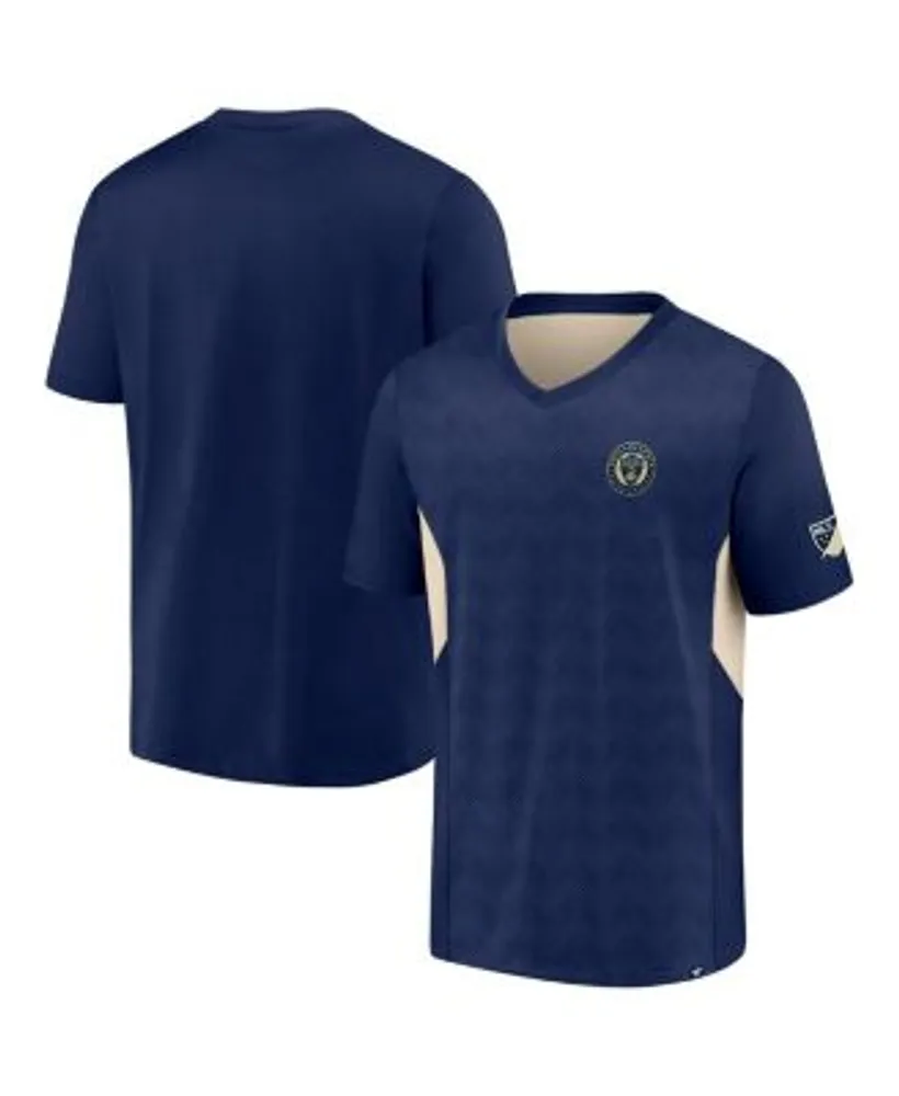 Fanatics Men's Branded Navy Philadelphia Union Extended Play V-Neck T-shirt