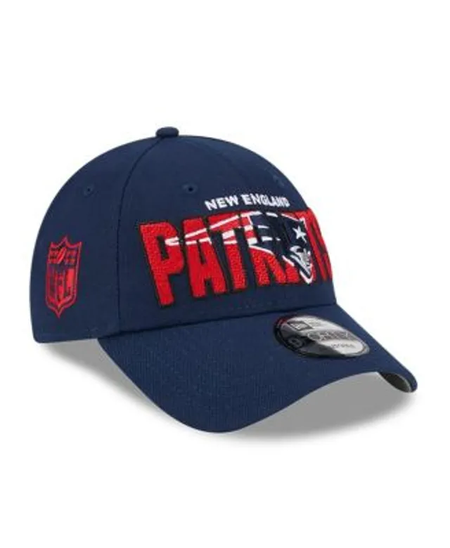 Men's New Era Stone/Navy New England Patriots 2023 NFL Draft 39THIRTY Flex  Hat