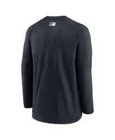 Nike Men's Navy New York Yankees Over Arch Performance Long Sleeve T-shirt