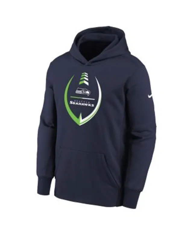 Outerstuff Preschool Seattle Seahawks College Navy Fan Gear Primary Logo Pullover Hoodie