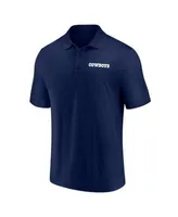 Dallas Cowboys Big & Tall Team Color Polo - Navy