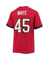 Outerstuff Youth Boys and Girls Devin White Red Tampa Bay Buccaneers  Replica Player Jersey