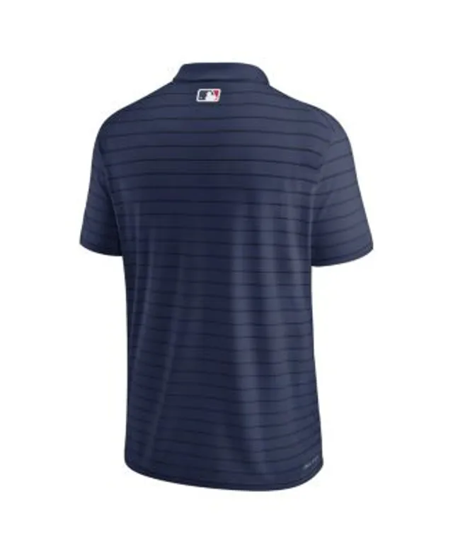 Men's Nike Red/Navy St. Louis Cardinals Team Baseline Striped Performance Polo Size: Small