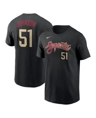 Nike Men's Randy Johnson Arizona Diamondbacks Coop Player Replica