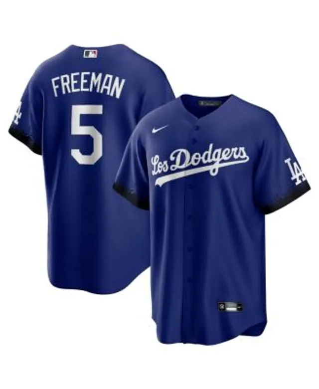 Men's Nike Freddie Freeman Gray Los Angeles Dodgers Road Replica Player Jersey Size: Small