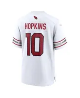 Men's Nike DeAndre Hopkins White Arizona Cardinals Game Player Jersey