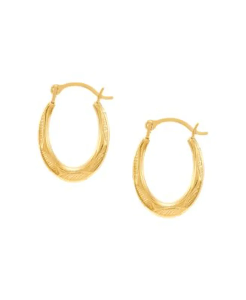 Macy's Children's Small Round Hoop Earrings in 14k Gold - Macy's