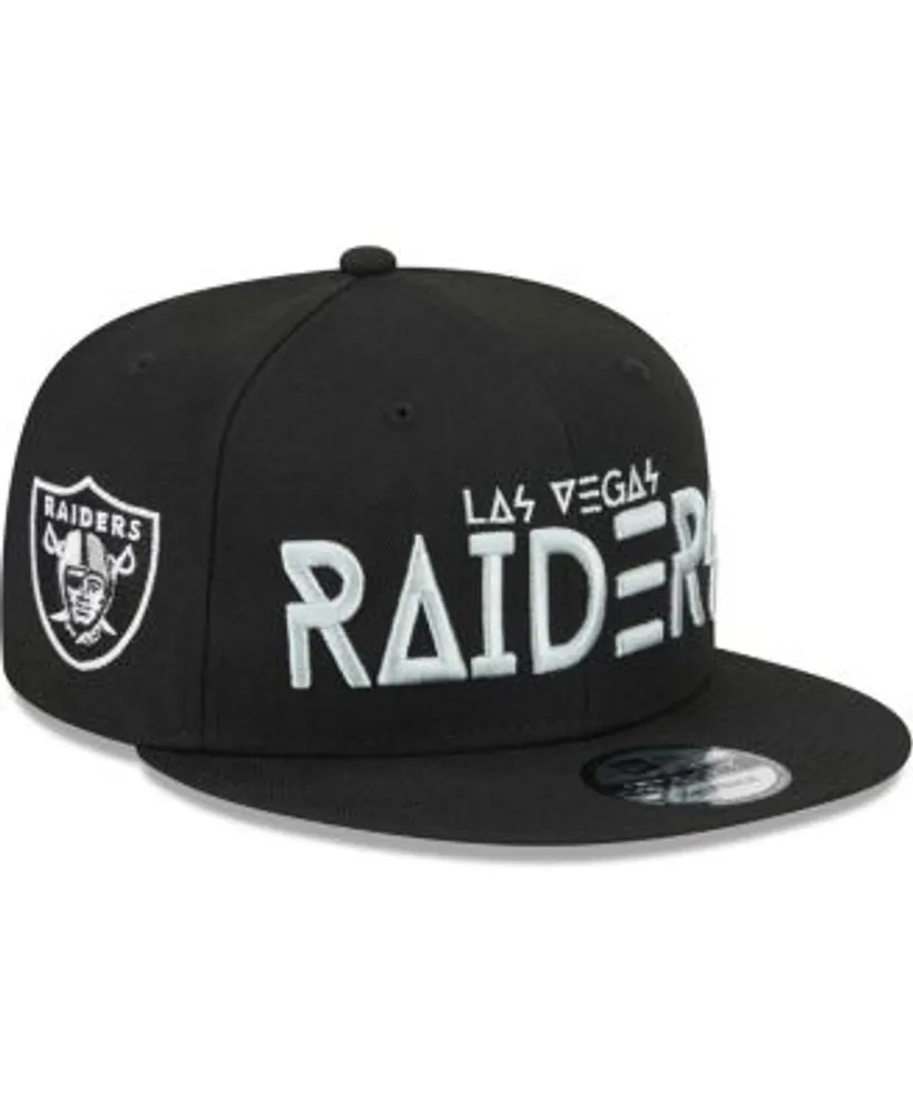 New Era Men's Black Las Vegas Raiders Club 9FIFTY Snapback Hat