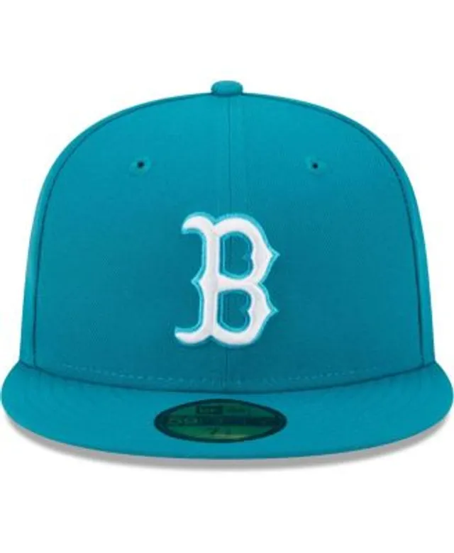 New Era Men's Turquoise Boston Red Sox 59FIFTY Fitted Hat - Macy's in 2023