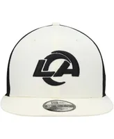 Cleveland Browns New Era Chrome Collection 9FIFTY Trucker Snapback Hat -  Cream/Black