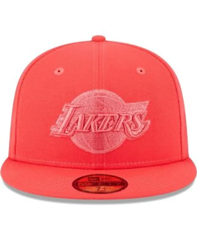 Men's New Era Yellow/Gray Los Angeles Lakers Color Pack 59FIFTY Fitted Hat