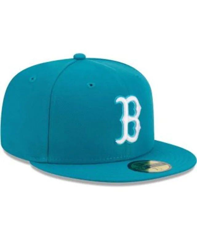 New Era Men's Turquoise Boston Red Sox 59FIFTY Fitted Hat - Macy's in 2023