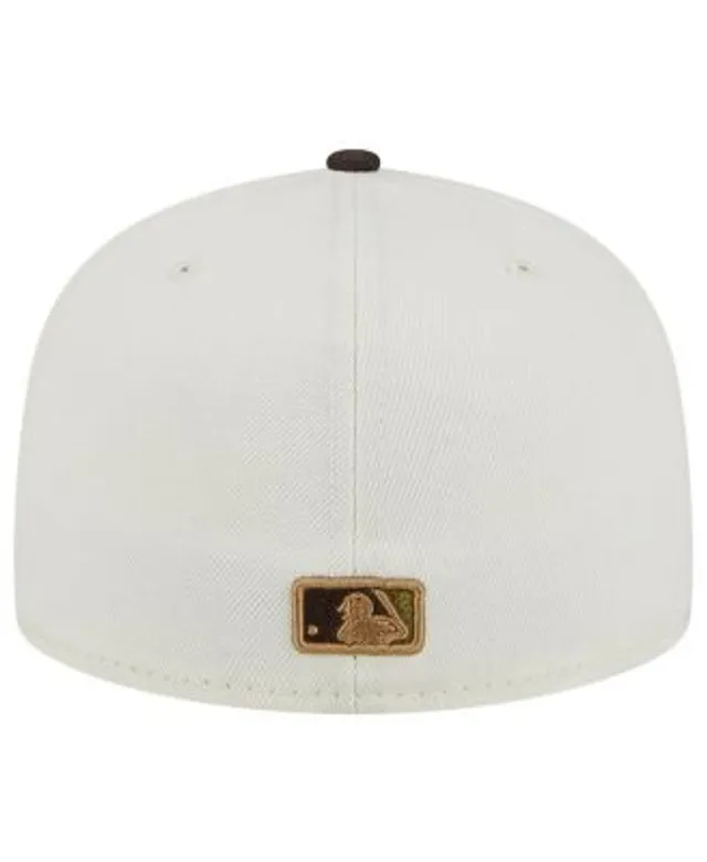 Men's New Era White/Brown Chicago White Sox 95th Team Anniversary 59FIFTY Fitted Hat