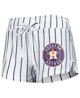 Women's Concepts Sport White Chicago Cubs Reel Pinstripe Tank Top & Shorts Sleep Set Size: Medium