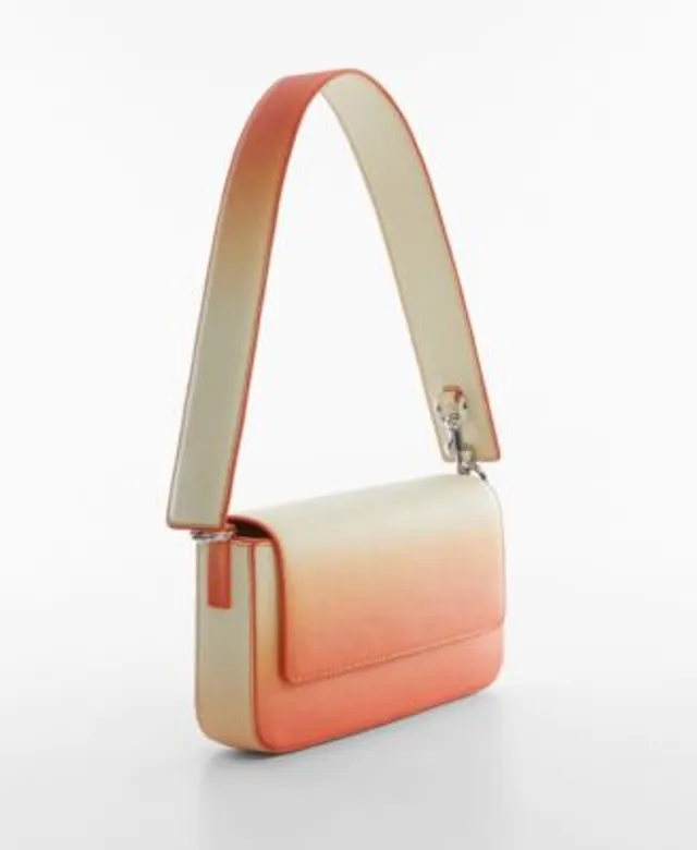 Mango Strass Buckles Shoulder Bag in Pink