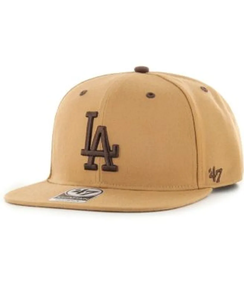 47 Brand Men's Toffee Los Angeles Dodgers Captain Snapback Hat