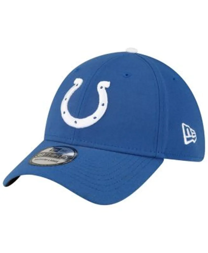 Indianapolis Colts New Era 2022 NFL Draft 39THIRTY Flex Hat - Black/Royal