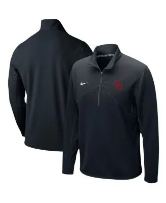 Nike Men's Nike Navy/Red Cleveland Indians Authentic Collection Short  Sleeve Hot Pullover Jacket