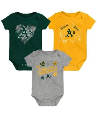 Green Bay Packers Newborn & Infant Three-Pack Eat, Sleep & Drool