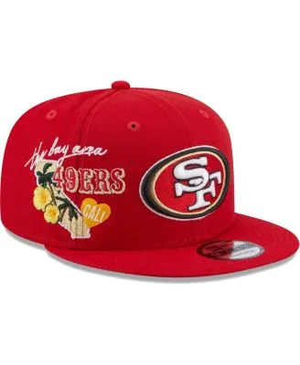 Men's San Francisco 49ers New Era Scarlet Totem 9FIFTY Snapback