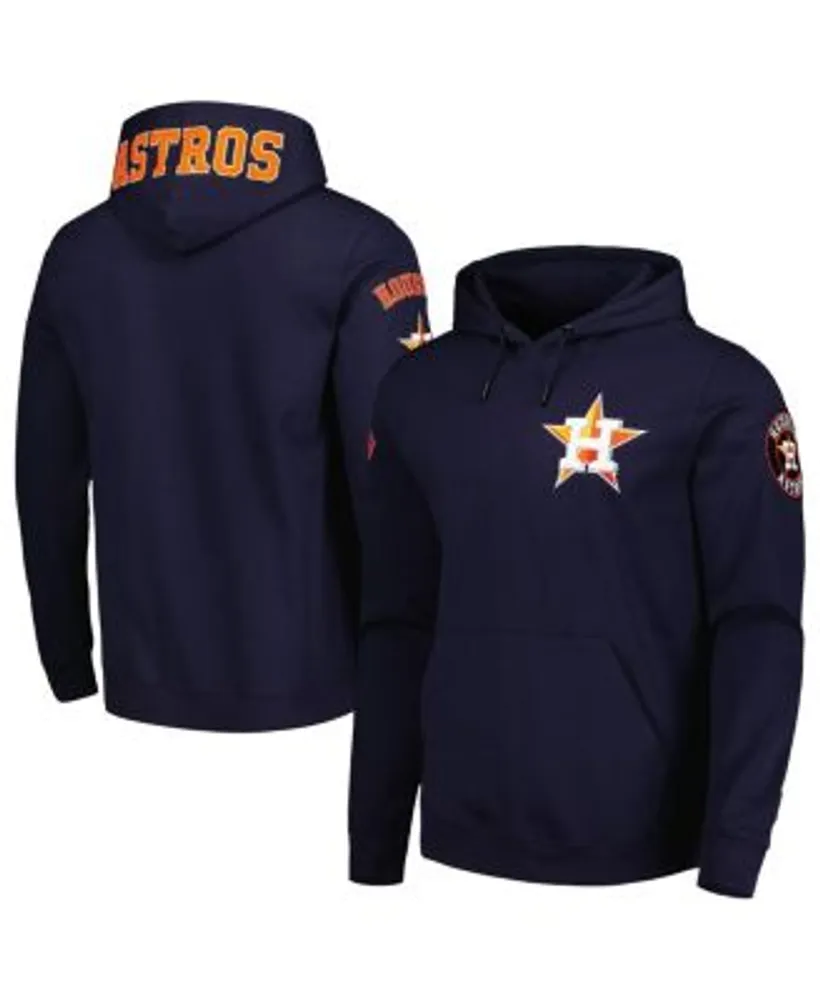 Houston Astros Jersey Muscle Sleeveless Pullover Hoodie - Navy