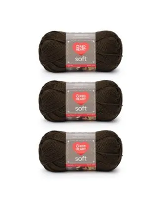 Red Heart -Soft Yarn-Chocolate