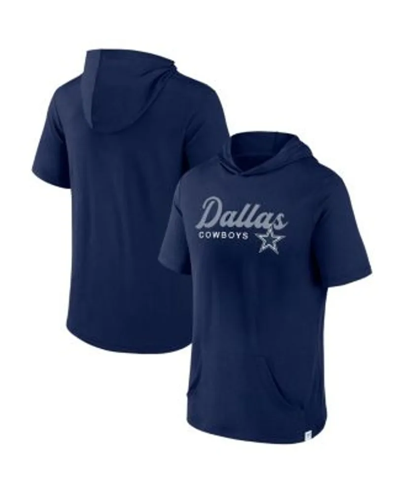 Dallas Cowboys Fanatics Branded Hustle Fleece Pullover Hoodie - Navy