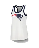 Women's G-III 4Her by Carl Banks Navy New England Patriots Tater Tank Top