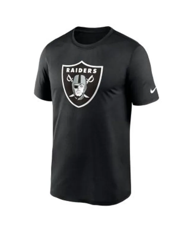 Nike Men's White Las Vegas Raiders Primary Logo T-shirt - Macy's