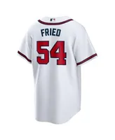 Nike Men's Atlanta Braves Pitch Black Replica Jersey